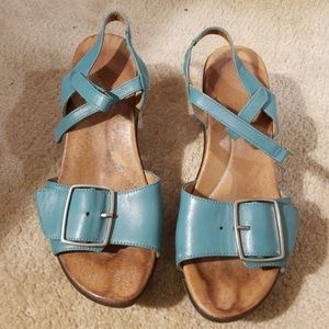 Teal Dansko shoes